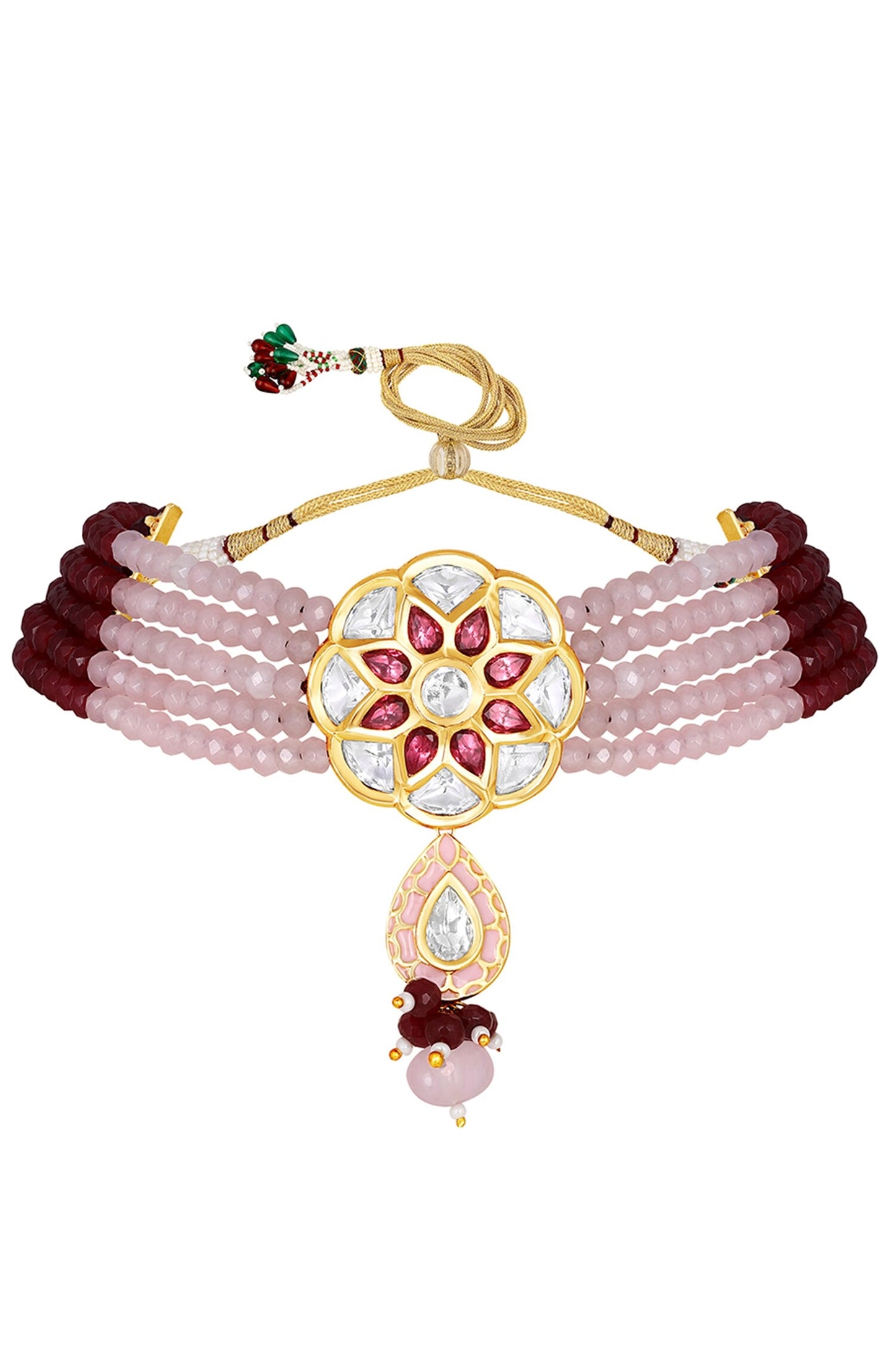 Multi-Layered Beaded Choker Set 
