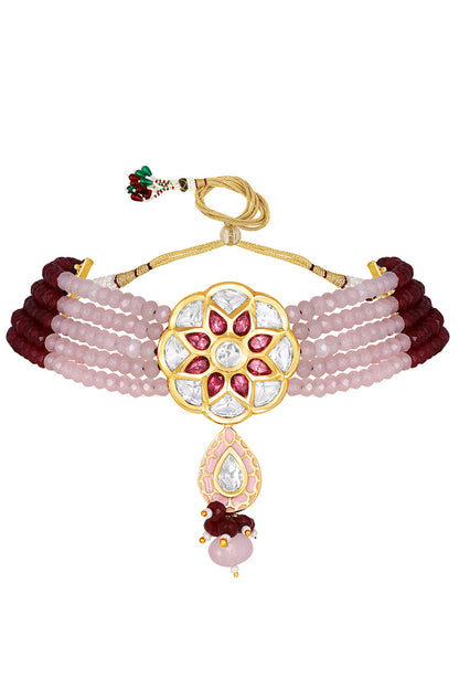 Multi-Layered Beaded Choker Set 