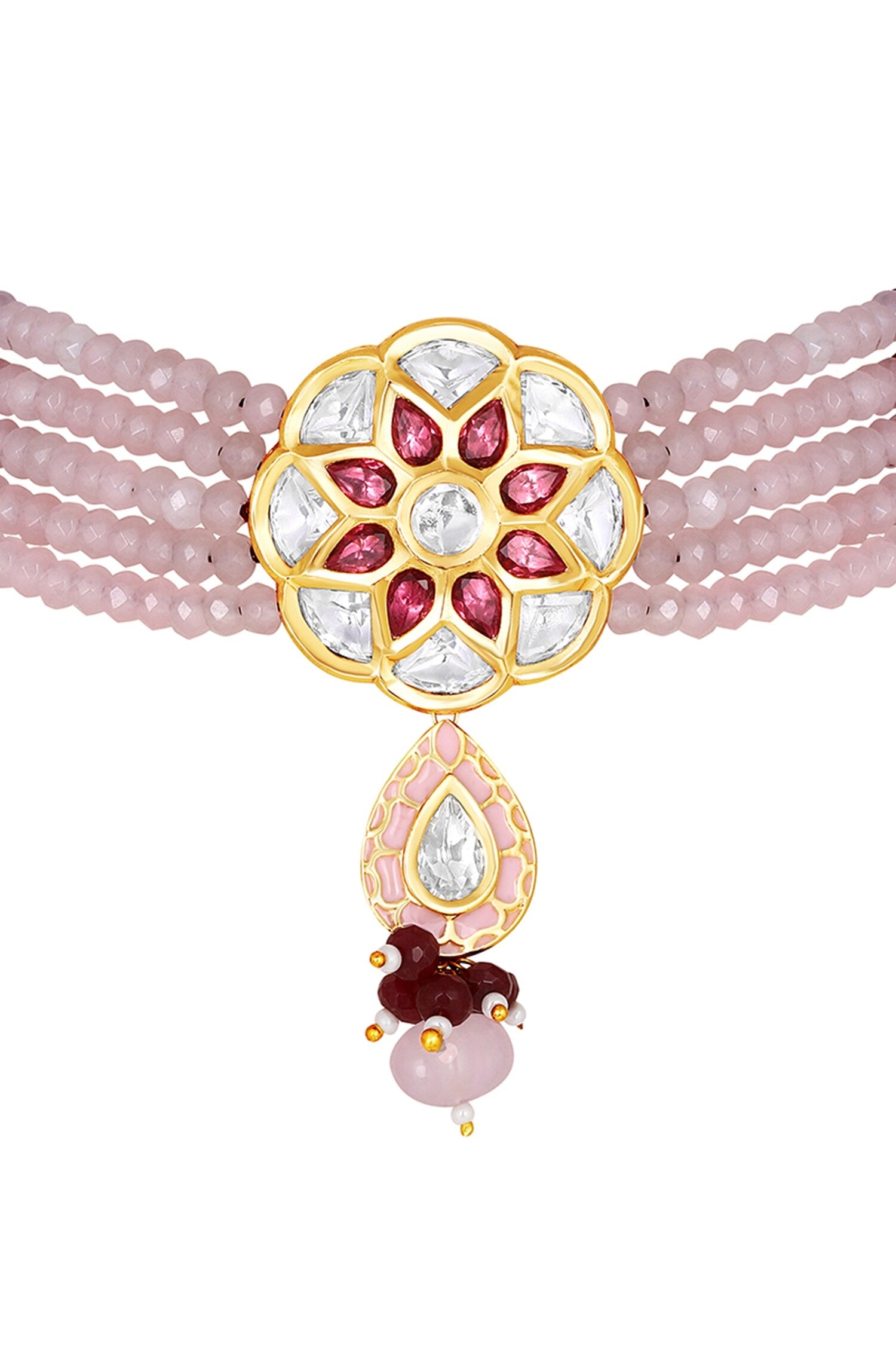Multi-Layered Beaded Choker Set 