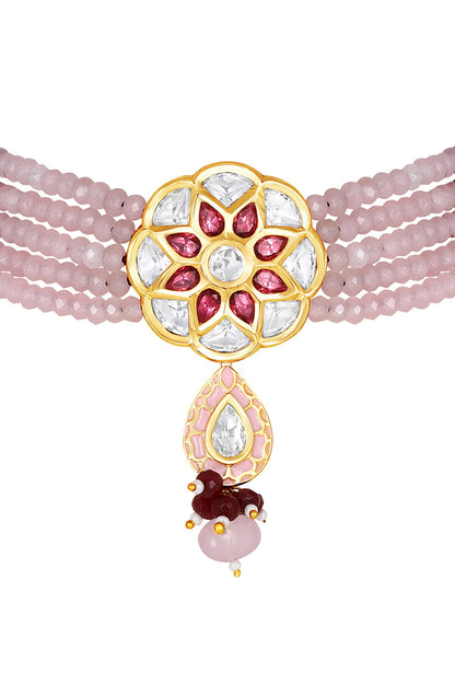 Multi-Layered Beaded Choker Set 