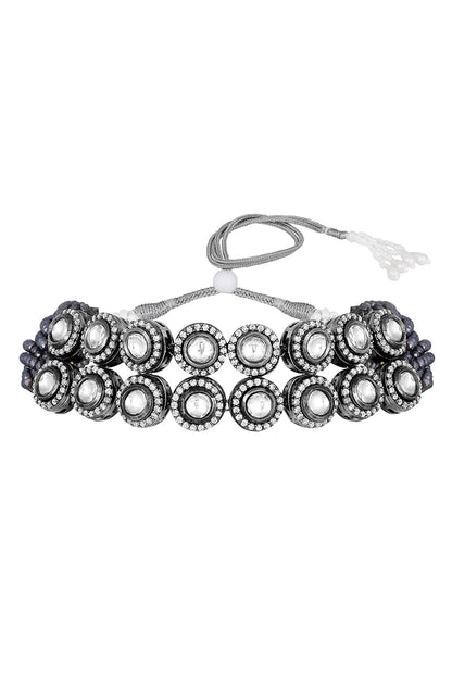 Stone Embellished Choker Set 