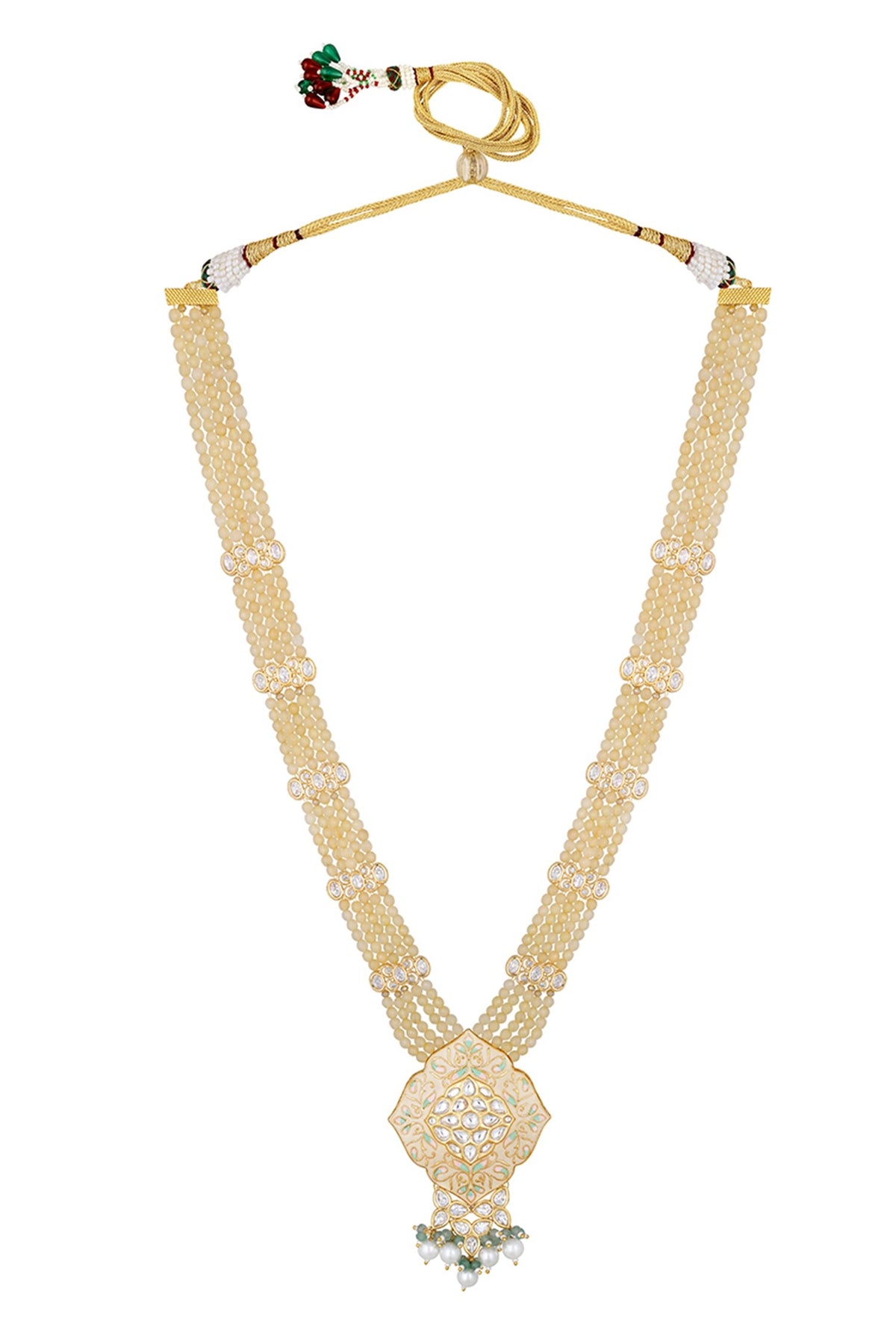 Agate Embellished Necklace Set 