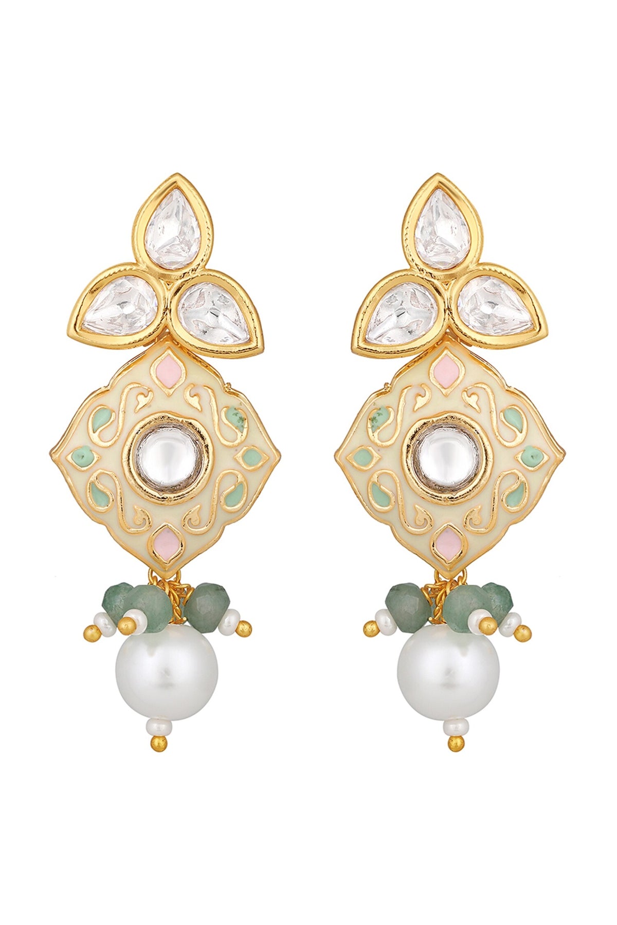 Agate Embellished Necklace Set 
