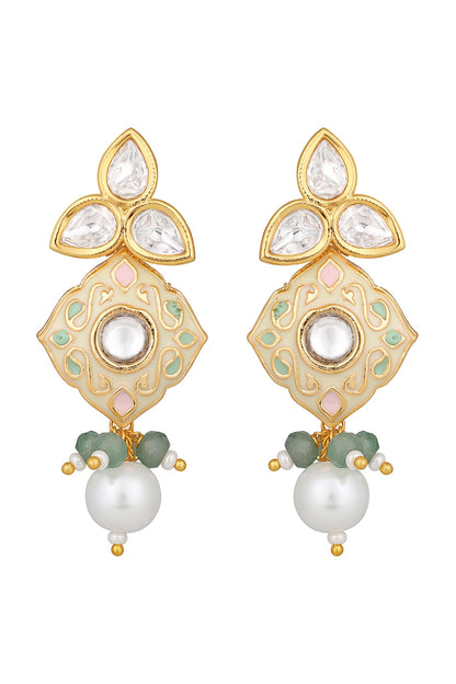 Agate Embellished Necklace Set 