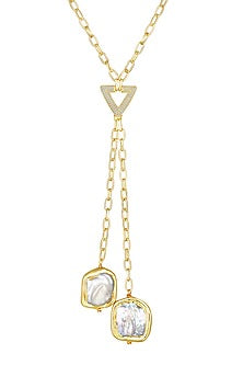 Micro Gold Finish Kundan Polki Necklace
