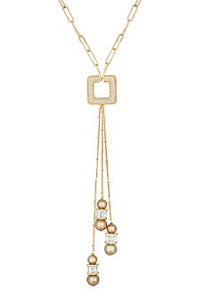 Micro Gold Finish Kundan Polki Necklace