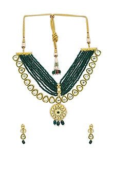 Micron Gold Finish Handcrafted Necklace Set