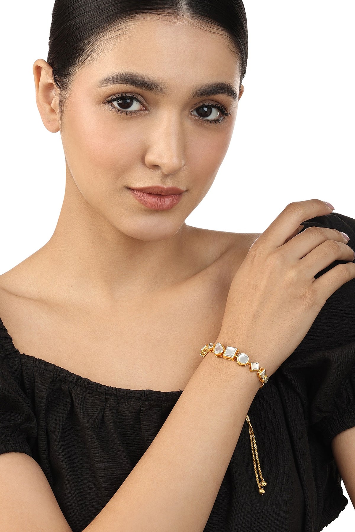 Gold Plated Mirror Bracelet