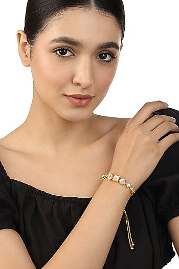 Gold Plated Mirror Bracelet