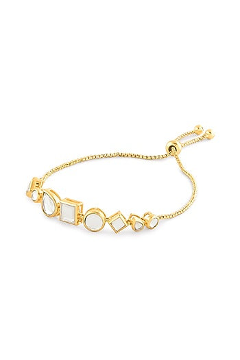 Gold Plated Mirror Bracelet