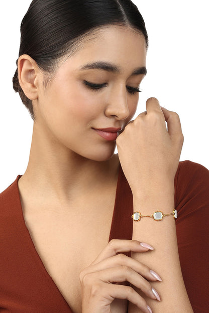 Gold Plated Mirror Bracelet