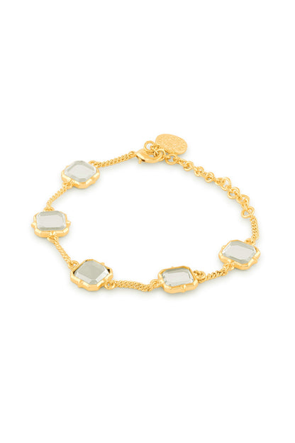 Gold Plated Mirror Bracelet
