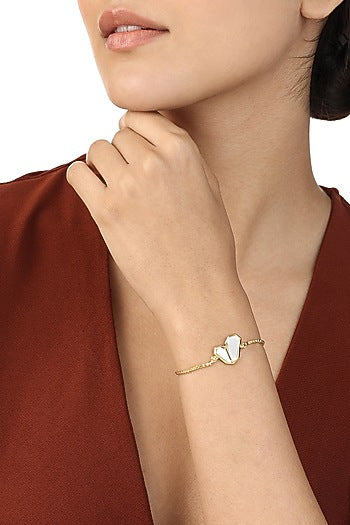 Gold Plated Mirror Bracelet