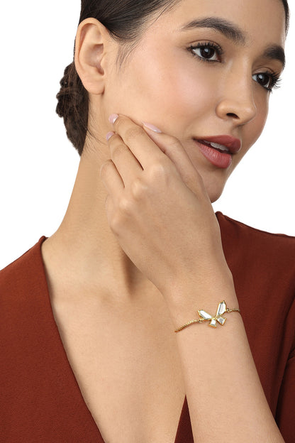 Gold Plated Mirror Bracelet