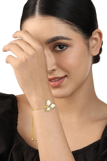 Gold Plated Mirror Bracelet
