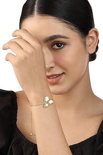 Gold Plated Mirror Bracelet