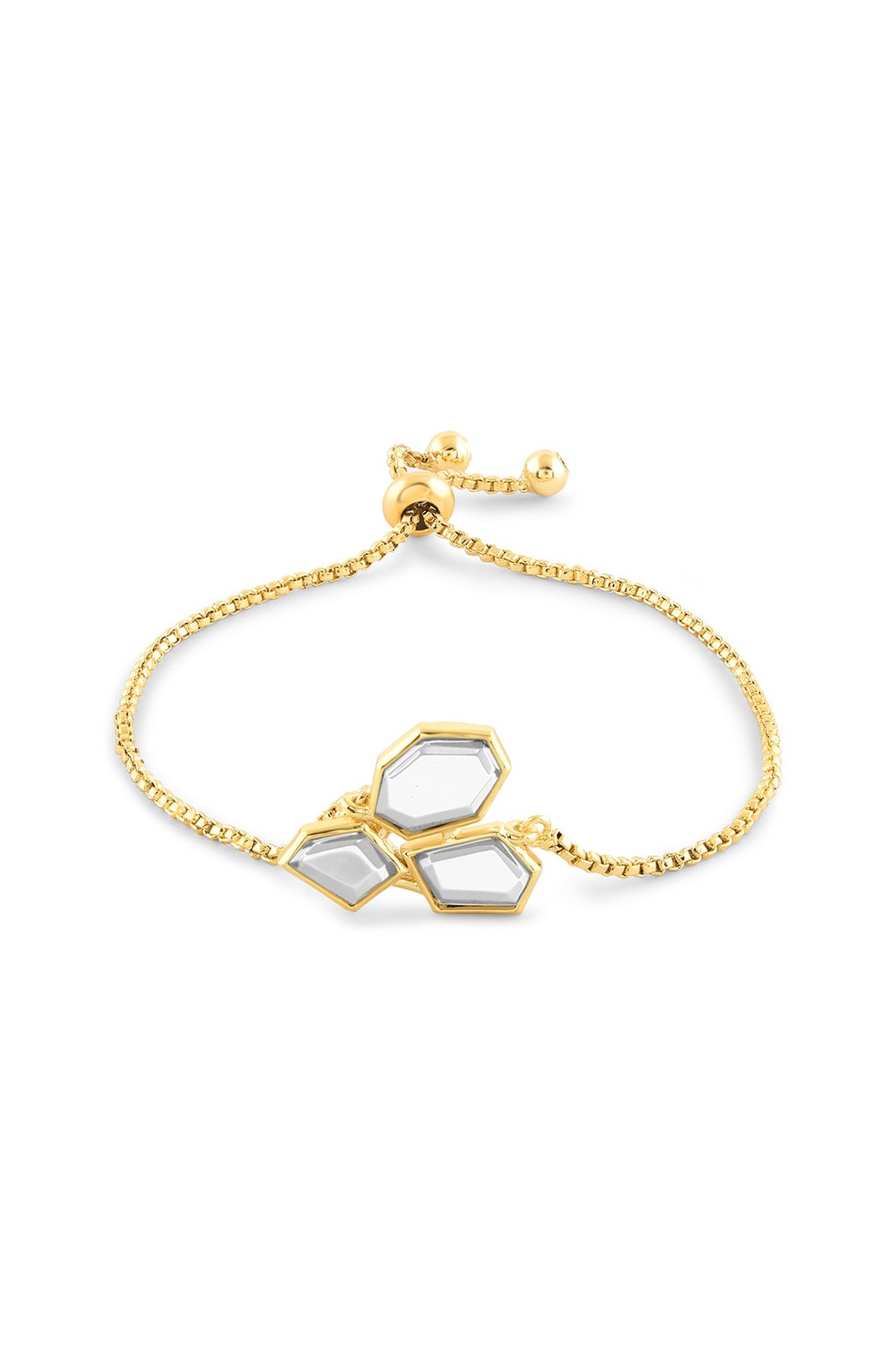 Gold Plated Mirror Bracelet