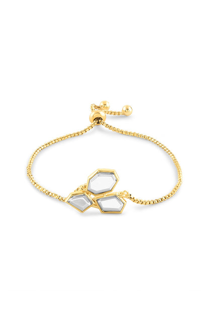 Gold Plated Mirror Bracelet