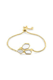Gold Plated Mirror Bracelet
