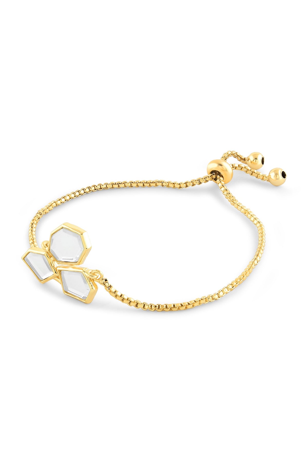 Gold Plated Mirror Bracelet