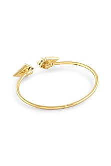 Gold Plated Mirror Cuff Bracelet