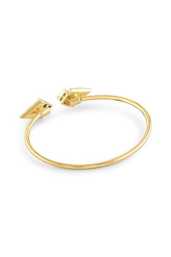 Gold Plated Mirror Cuff Bracelet