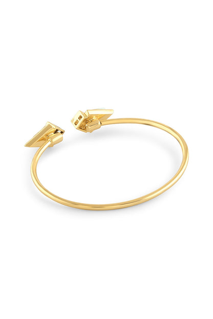 Gold Plated Mirror Cuff Bracelet