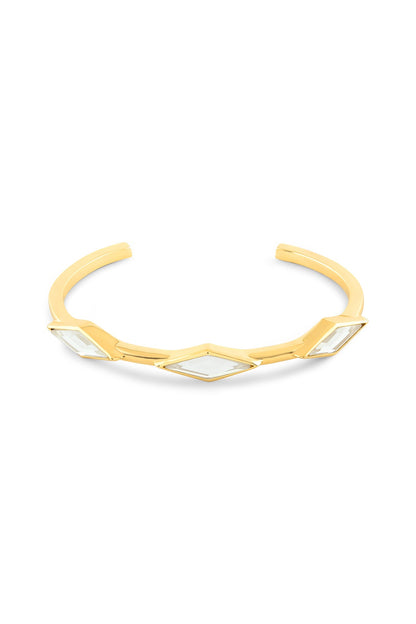 Gold Plated Mirror Cuff Bracelet