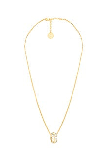 Gold Plated Mirror Necklace