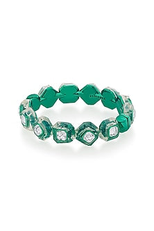 Green Crystal Bangle