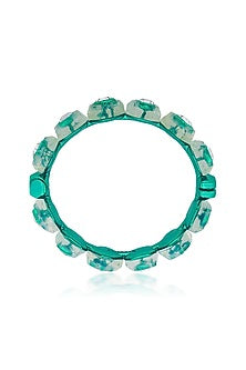 Green Crystal Bangle
