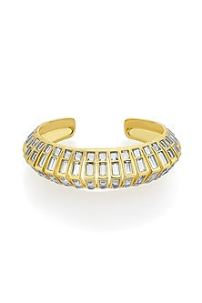 Gold Finish Mirror Cuff