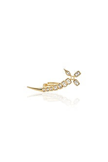 Gold Plated Mirror Tennis Sword Ring