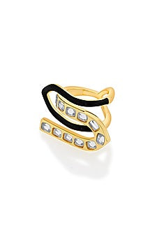 Gold Plated Mirror Ring