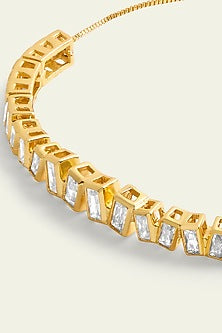 Gold Plated CZ Tennis Bracelet