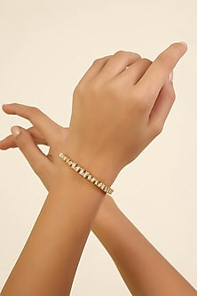 Gold Plated CZ Tennis Bracelet