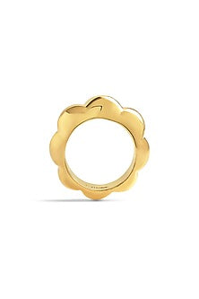 Gold Plated Melon Ring