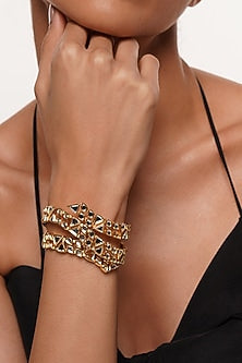 Gold Plated Mirror Cuff
