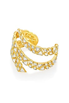 Gold Plated Mirror Cuff