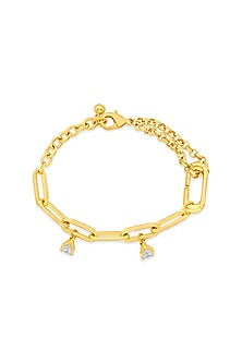 Gold Plated Link Bracelet