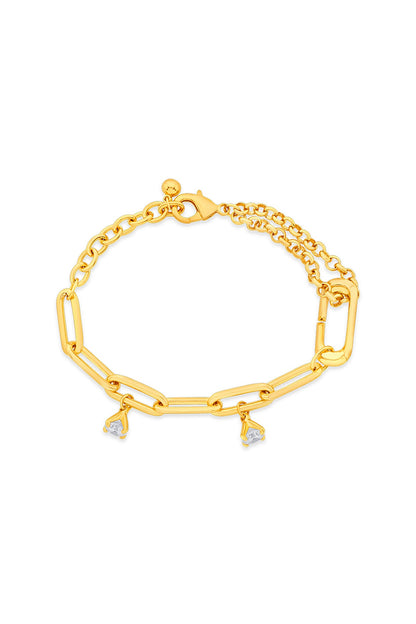 Gold Plated Link Bracelet