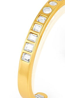 Gold Plated Mirror Hoop Earrings