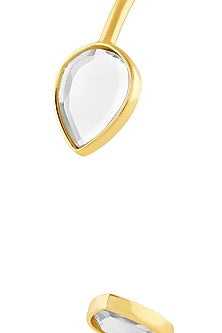 Gold Plated Mirror Drop Cuff