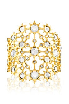 Gold Plated Mirror Cuff