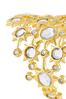 Gold Plated Mirror Cuff