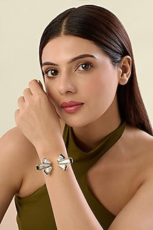 Gold Plated Mirror Cuff