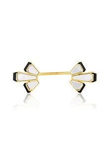 Gold Plated Mirror Cuff