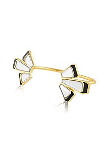 Gold Plated Mirror Cuff