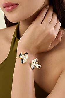 Gold Plated Mirror Cuff