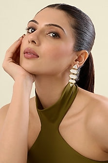 Gold Plated Mirror Earrings